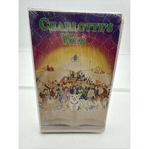 Charlottes Web VHS 1996 Clamshell Vintage Factory Sealed